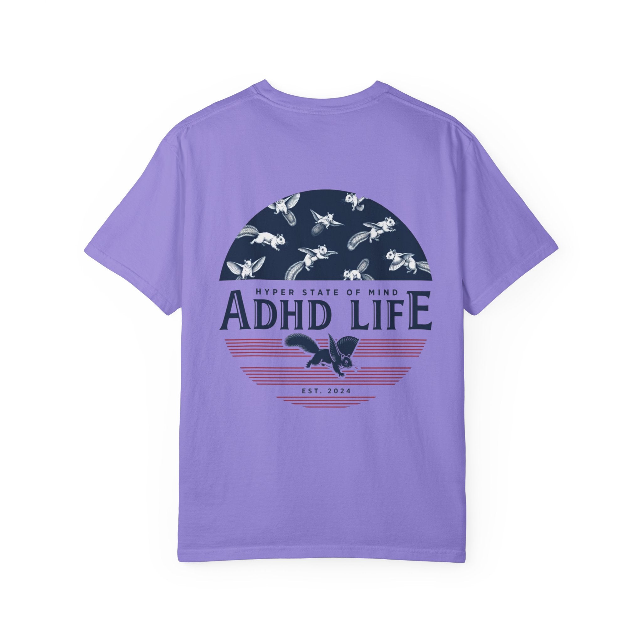 ADHD Life T-Shirt — Retro Patriot Graphic Tee