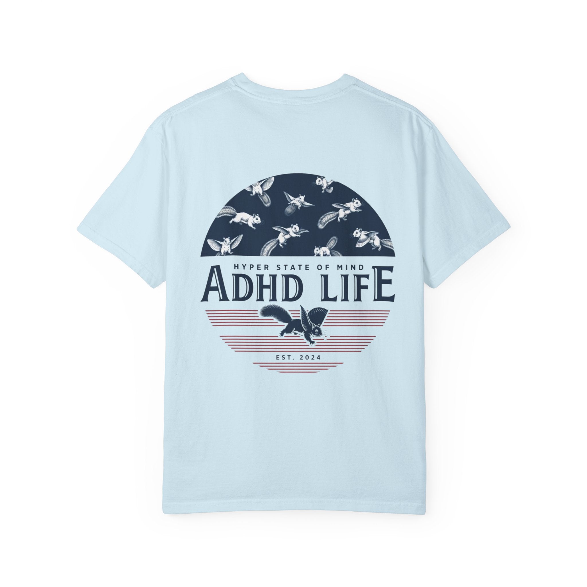 ADHD Life T-Shirt — Retro Patriot Graphic Tee