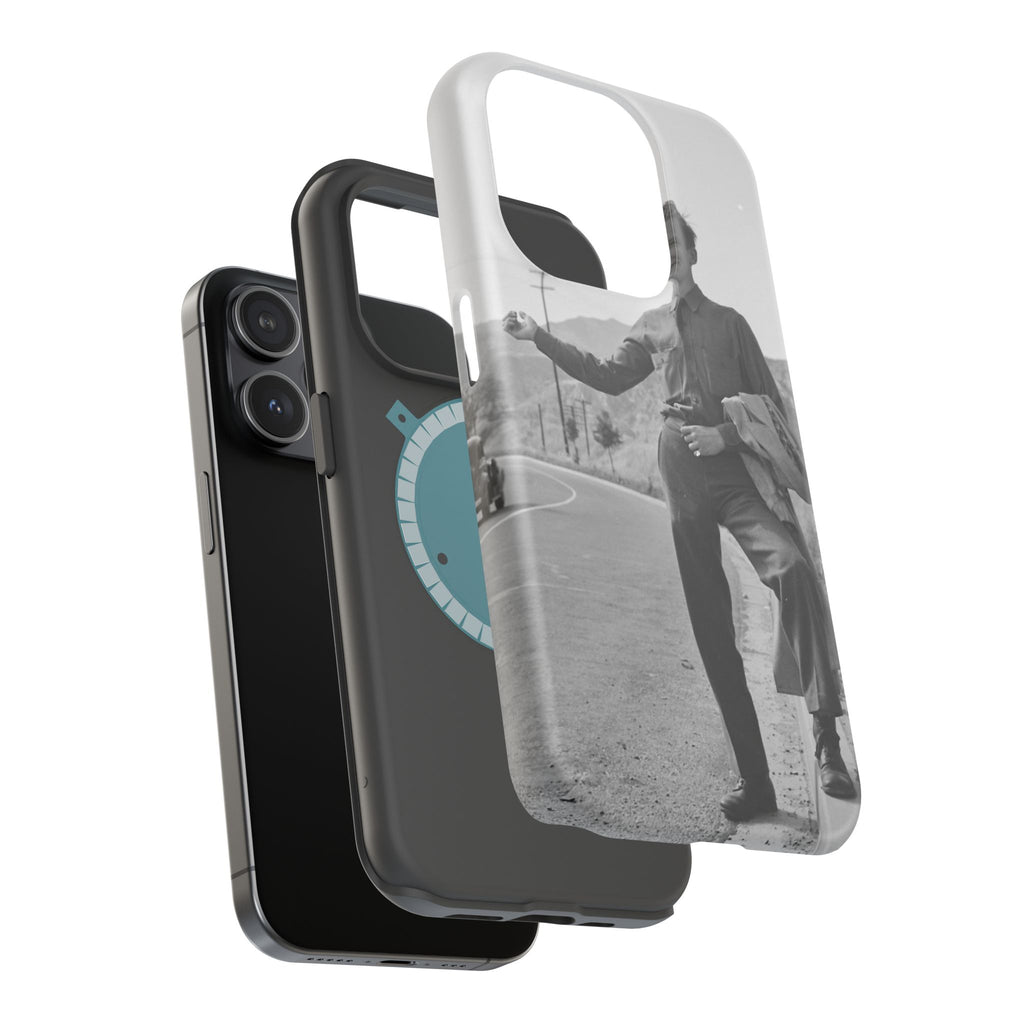 Vintage Hiker Photo Phone Case | Magnetic Impact-Resistant Case