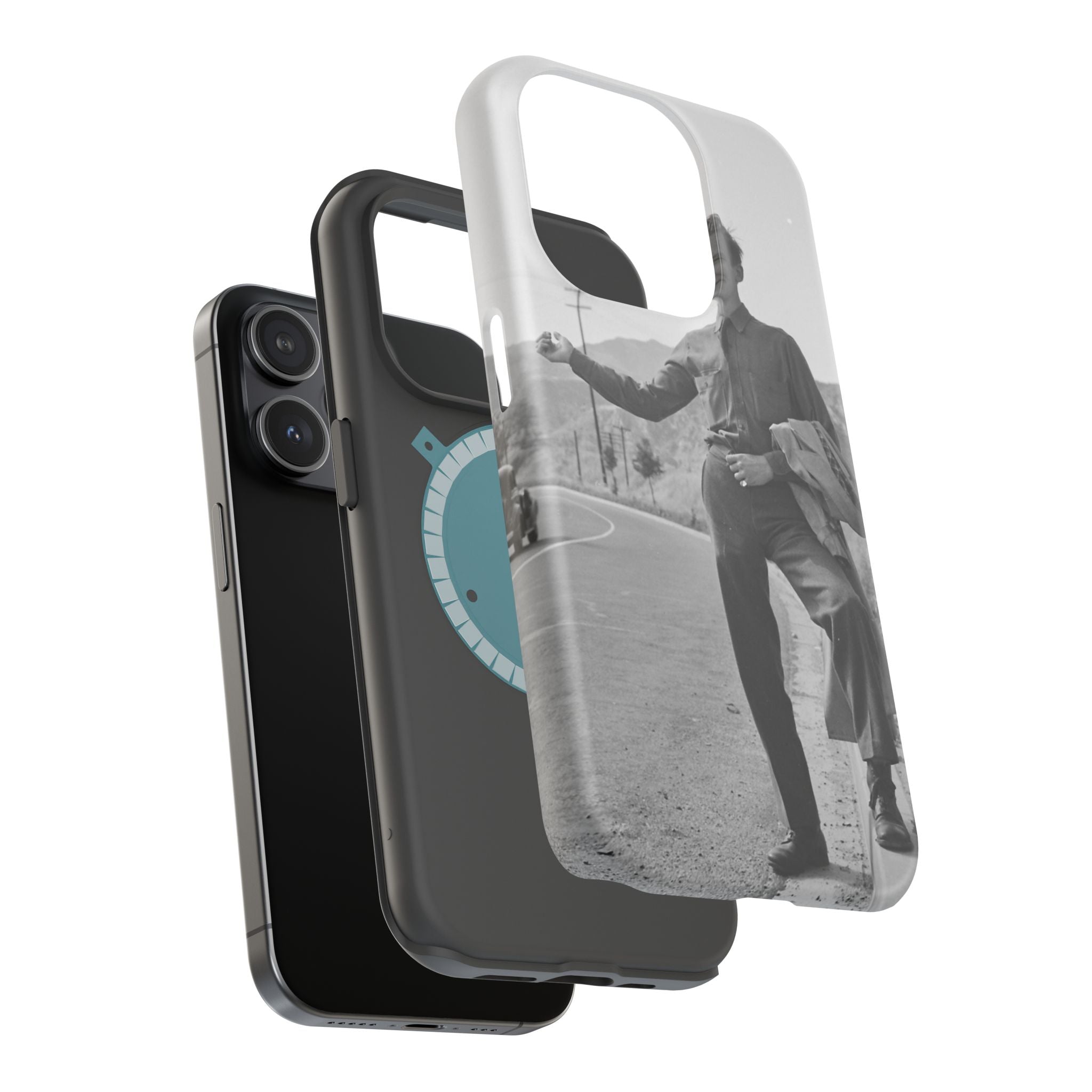 Vintage Hiker Photo Phone Case | Magnetic Impact-Resistant Case