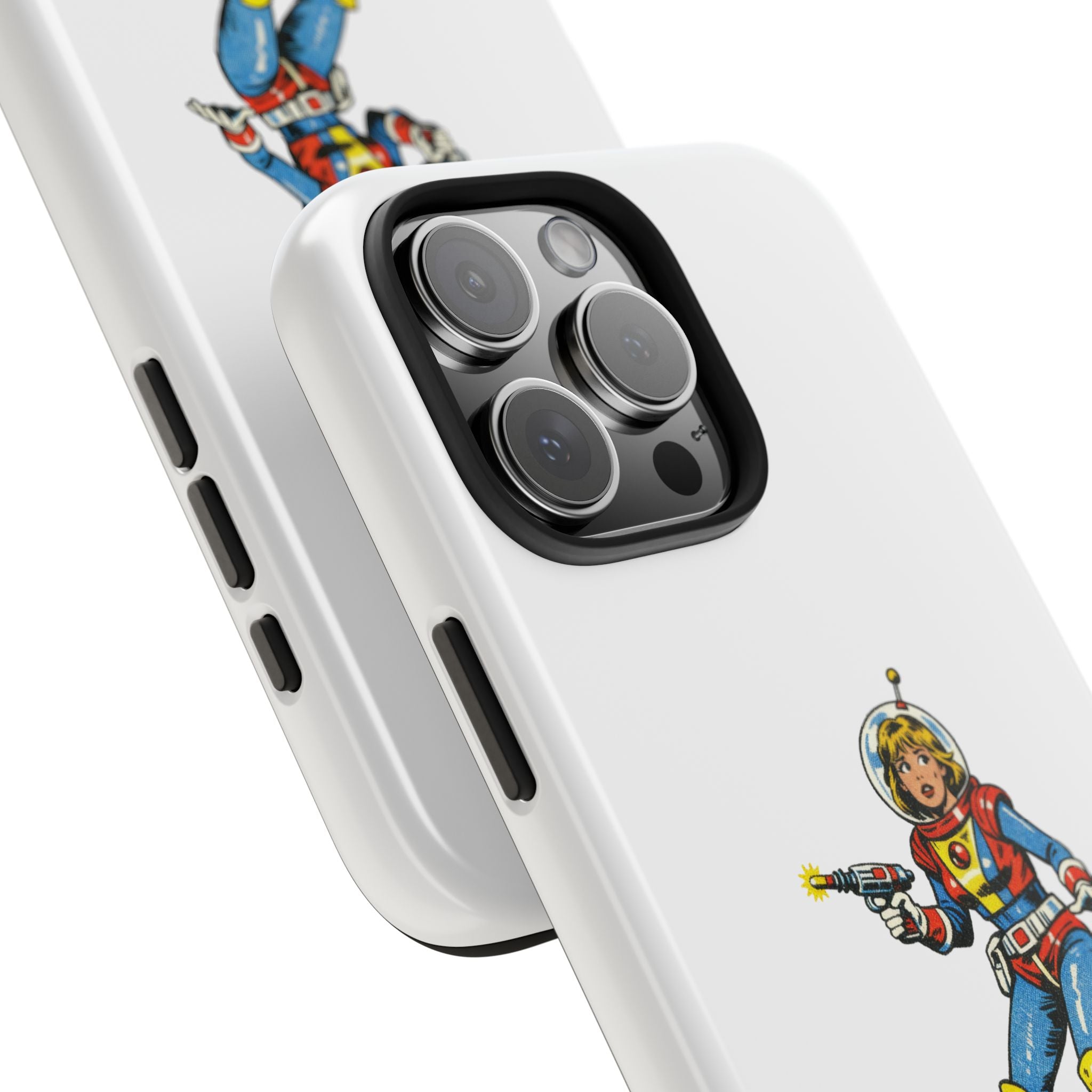 Phone Case — Retro Astronaut "ADHD LIFE" Protective Tough Case