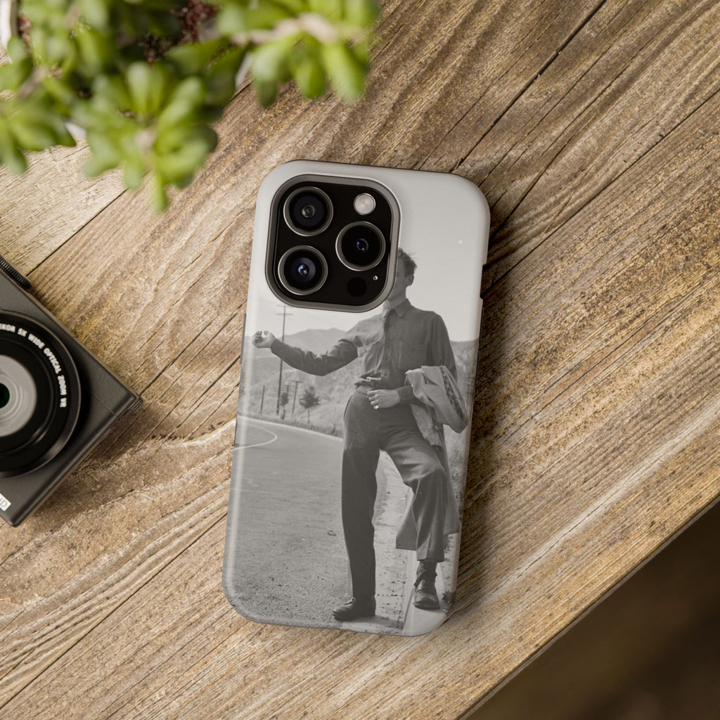 Vintage Hiker Photo Phone Case | Magnetic Impact-Resistant Case