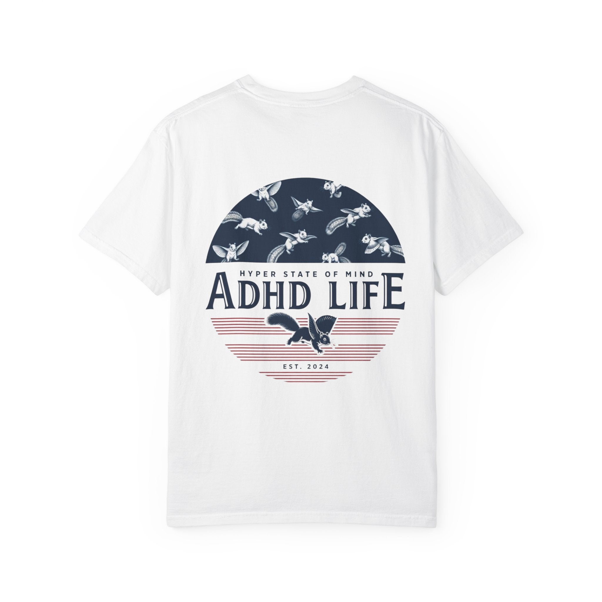 ADHD Life T-Shirt — Retro Patriot Graphic Tee
