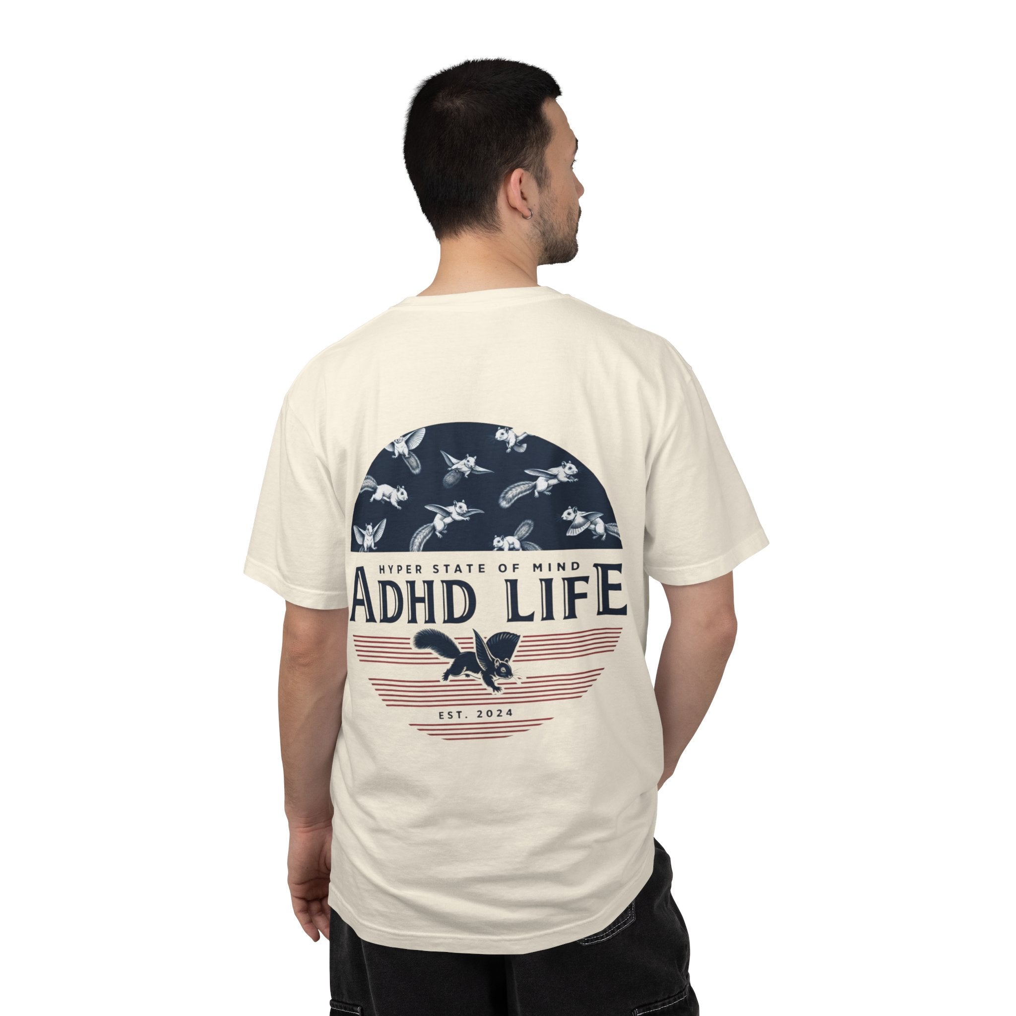 ADHD Life T-Shirt — Retro Patriot Graphic Tee