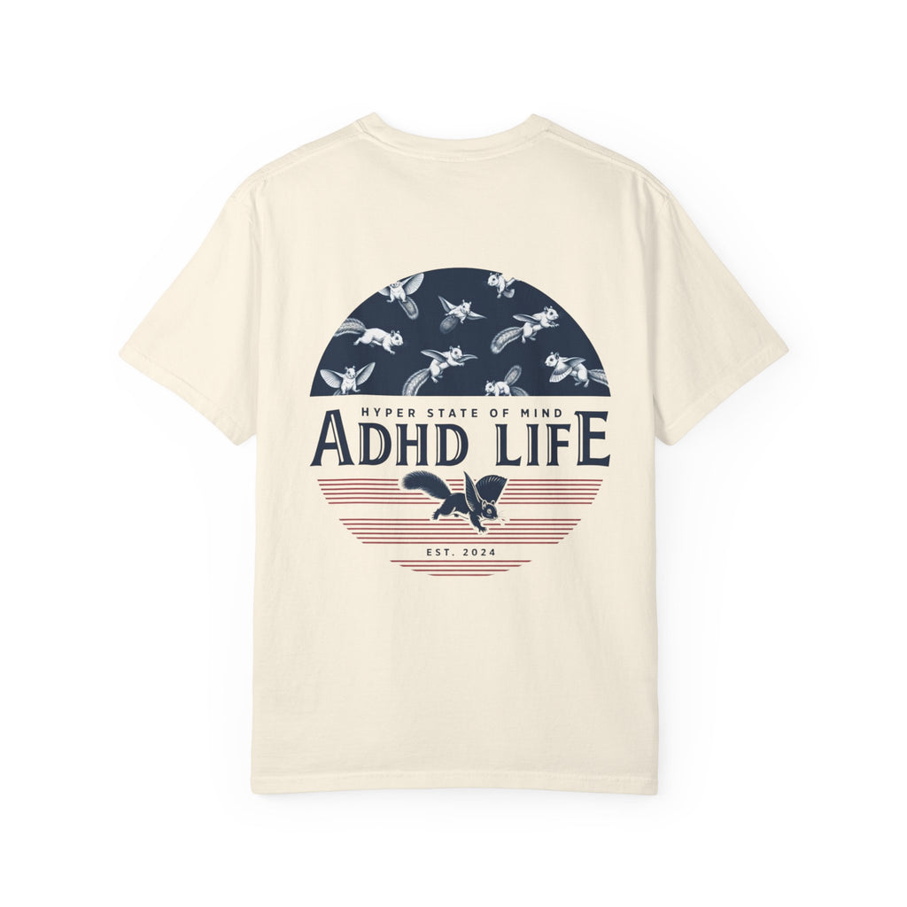 ADHD Life T-Shirt — Retro Patriot Graphic Tee