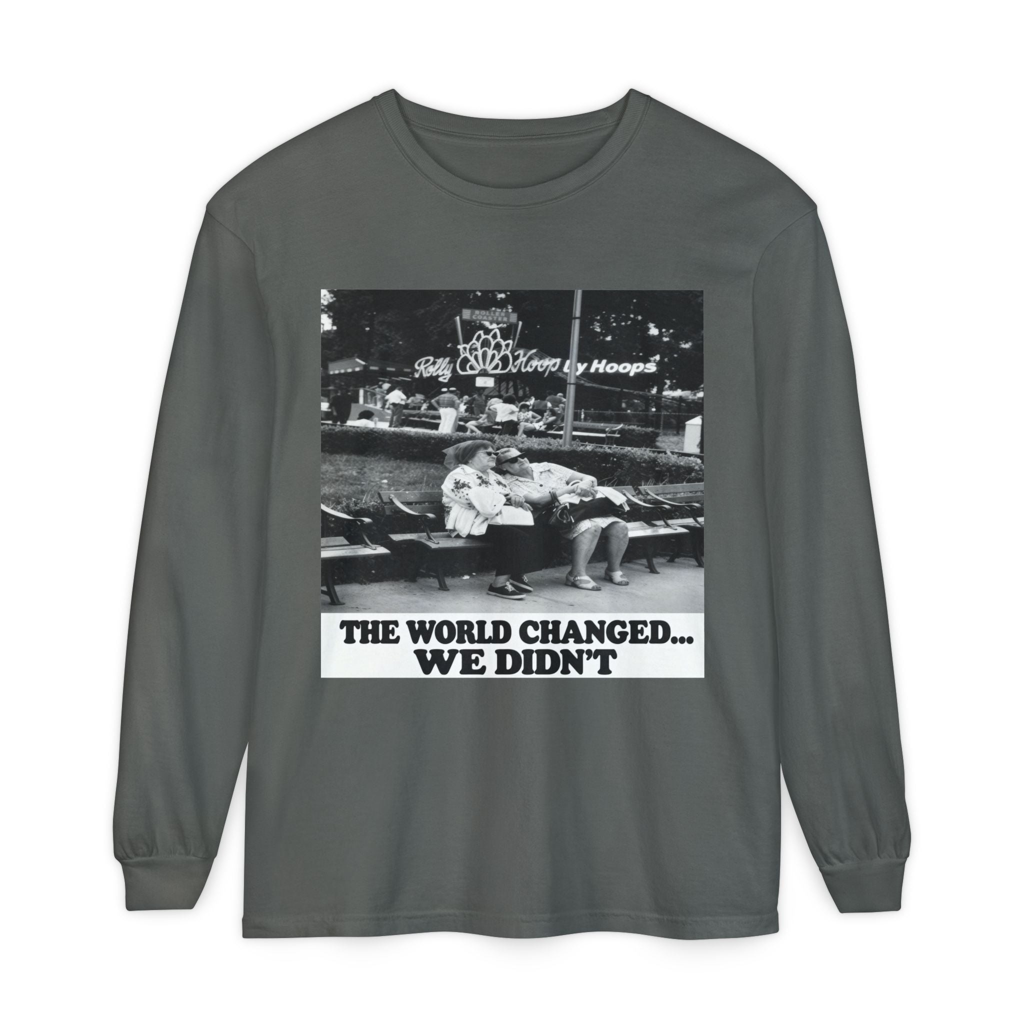 Unisex Garment-dyed Long Sleeve T-Shirt