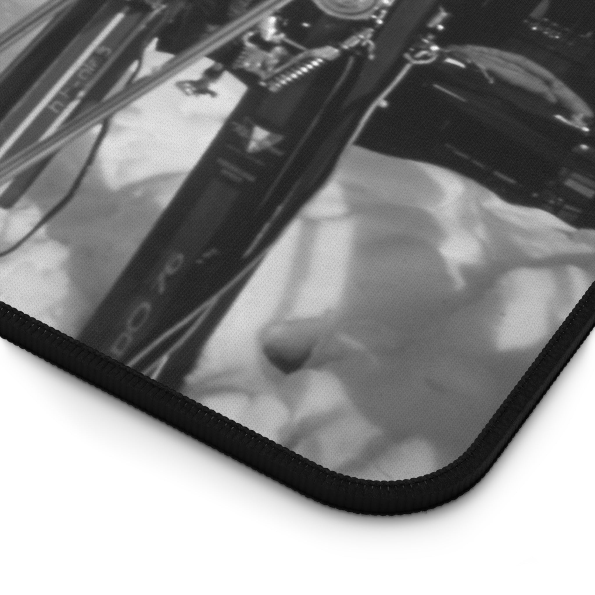 Vintage Vail Colorado Photo Desk Mat | Retro Snowy Skis Mousepad | downtown vail | ski lodge office decor | monochrome desk mat