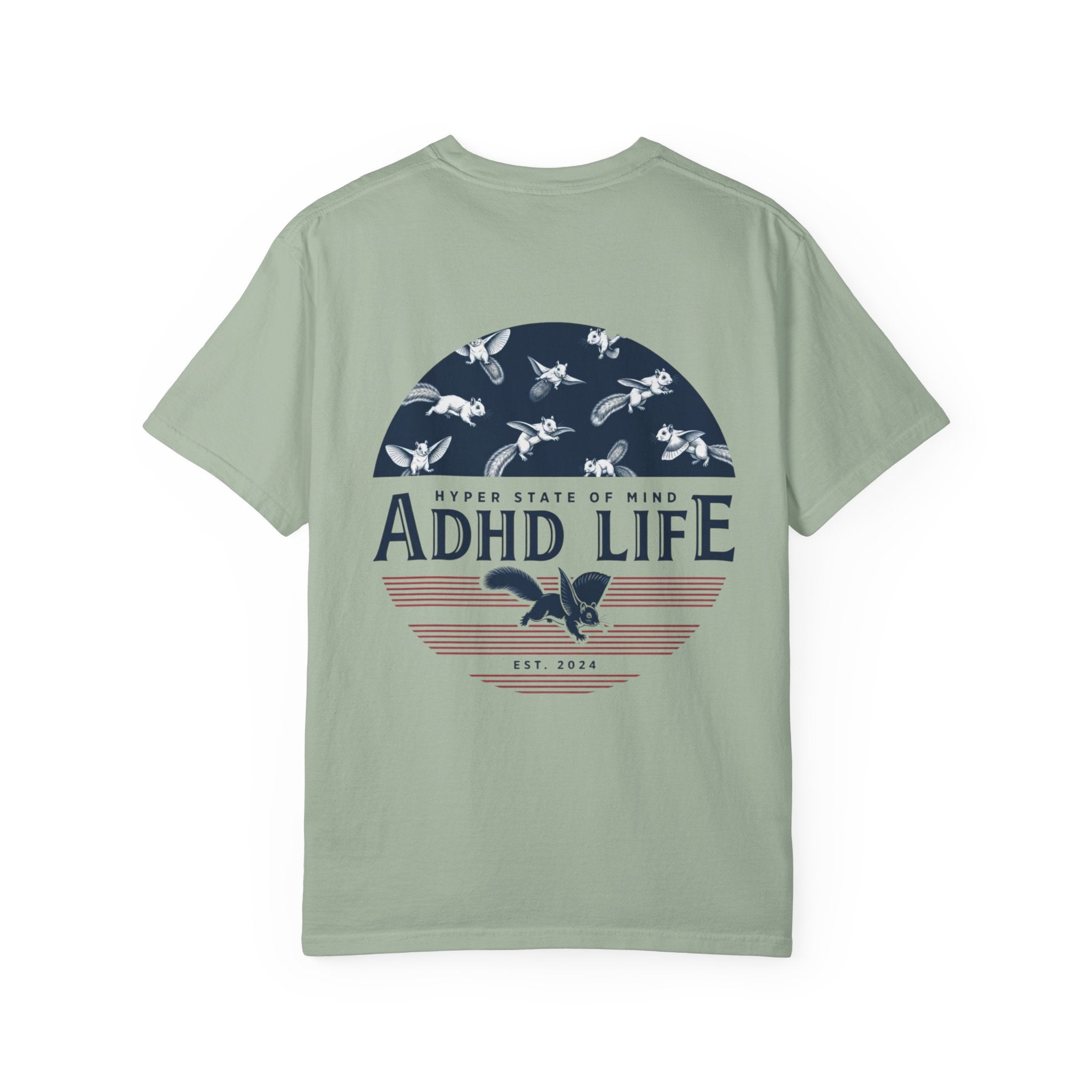 ADHD Life T-Shirt — Retro Patriot Graphic Tee