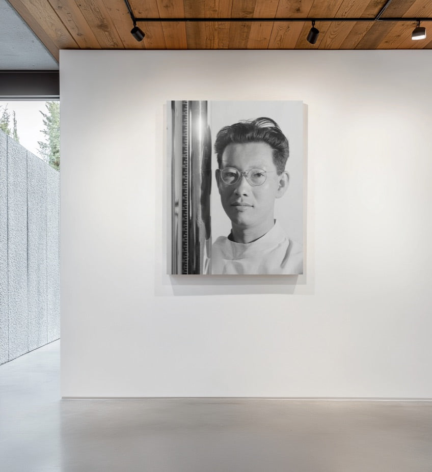 Ansel Adams Manzanar X-Ray Technician Photograph — Museum Quality Giclée Reproduction | WWII Japanese Internment Camp Historic Wall Art