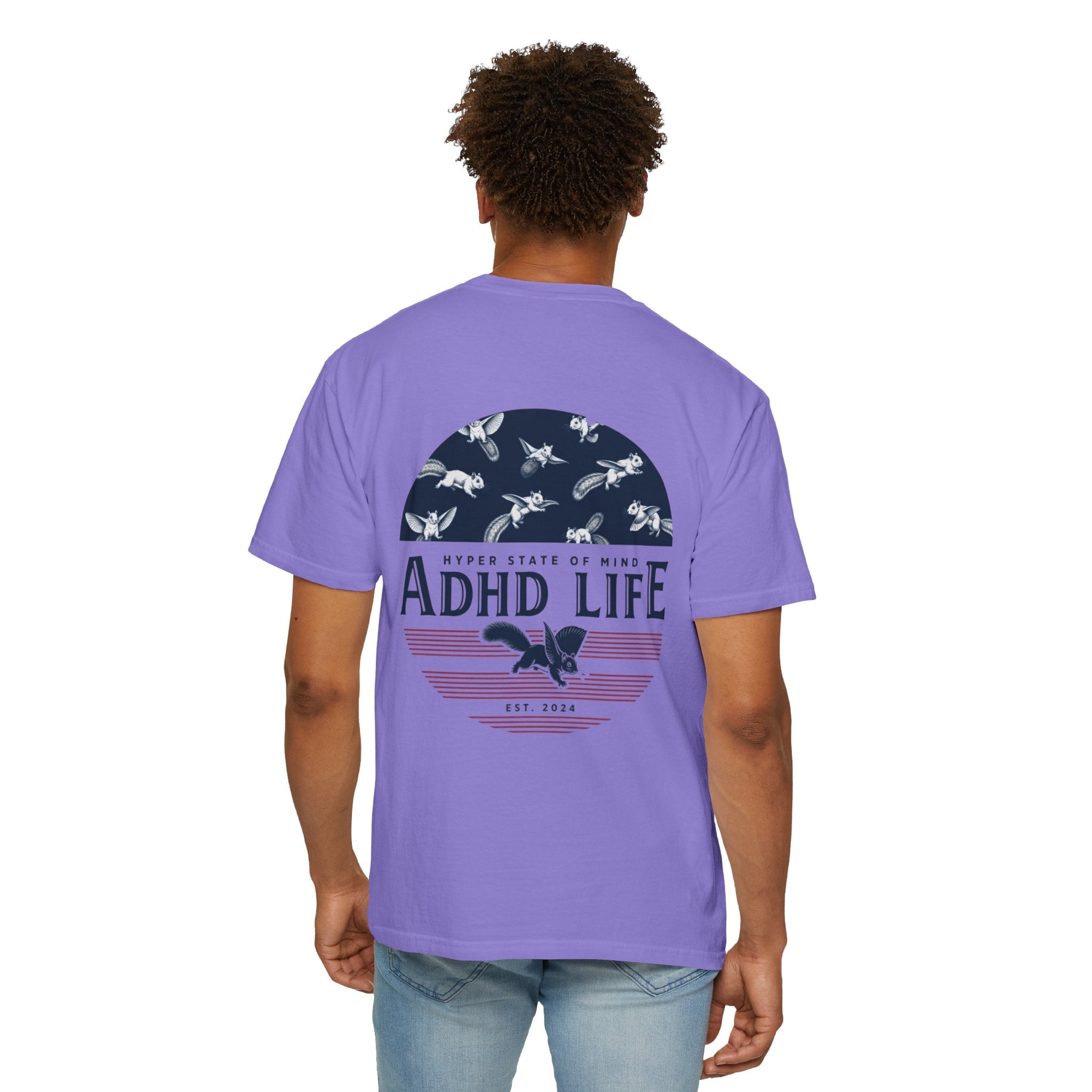 ADHD Life T-Shirt — Retro Patriot Graphic Tee