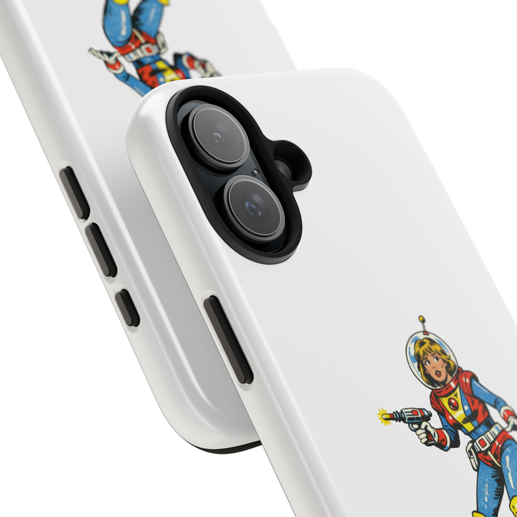 Phone Case — Retro Astronaut "ADHD LIFE" Protective Tough Case
