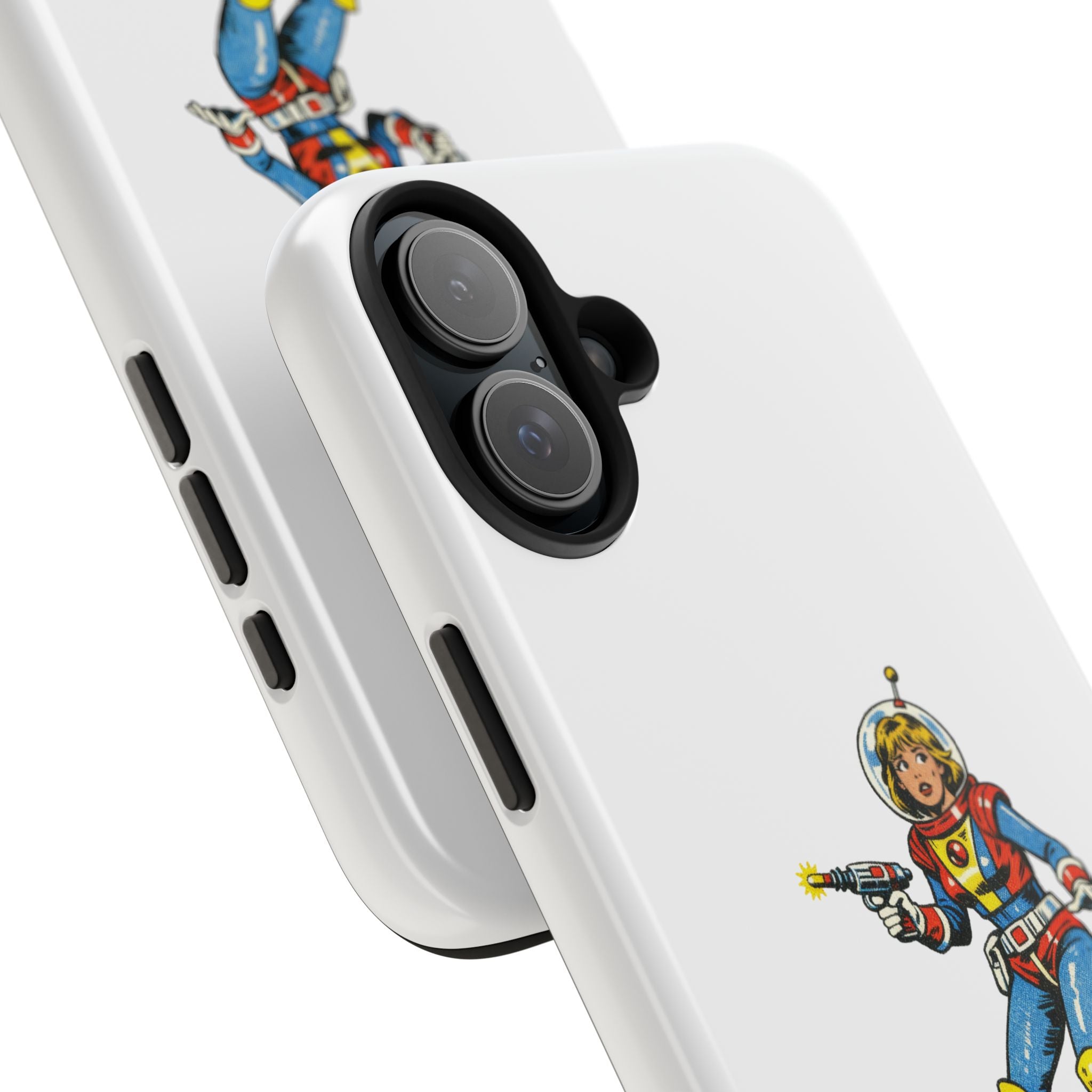 Phone Case — Retro Astronaut "ADHD LIFE" Protective Tough Case