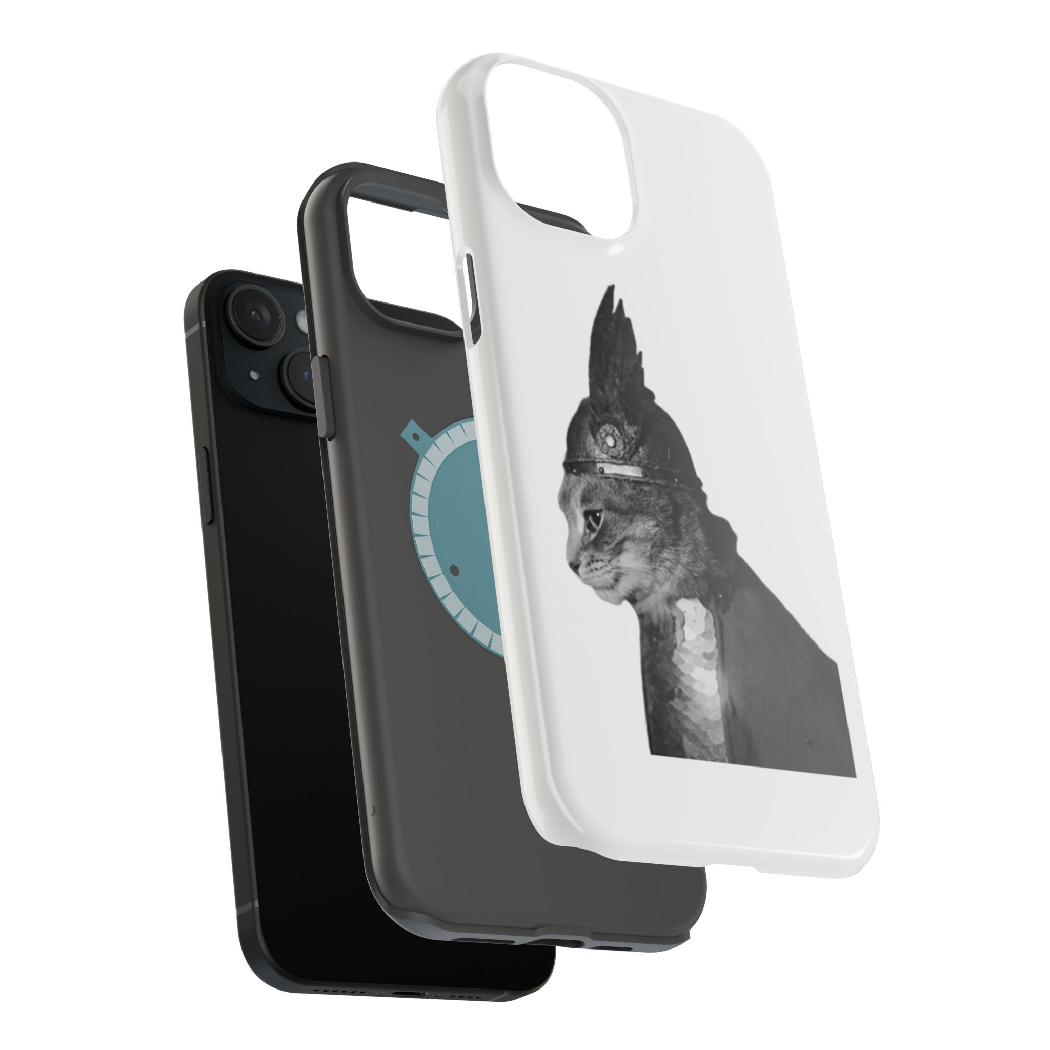 Funny cat photo Tough Phone Case for iPhone & Samsung, MagSafe Compatible Protective Cover, iPhone 17 16 15 14 13 Pro Max Samsung 26