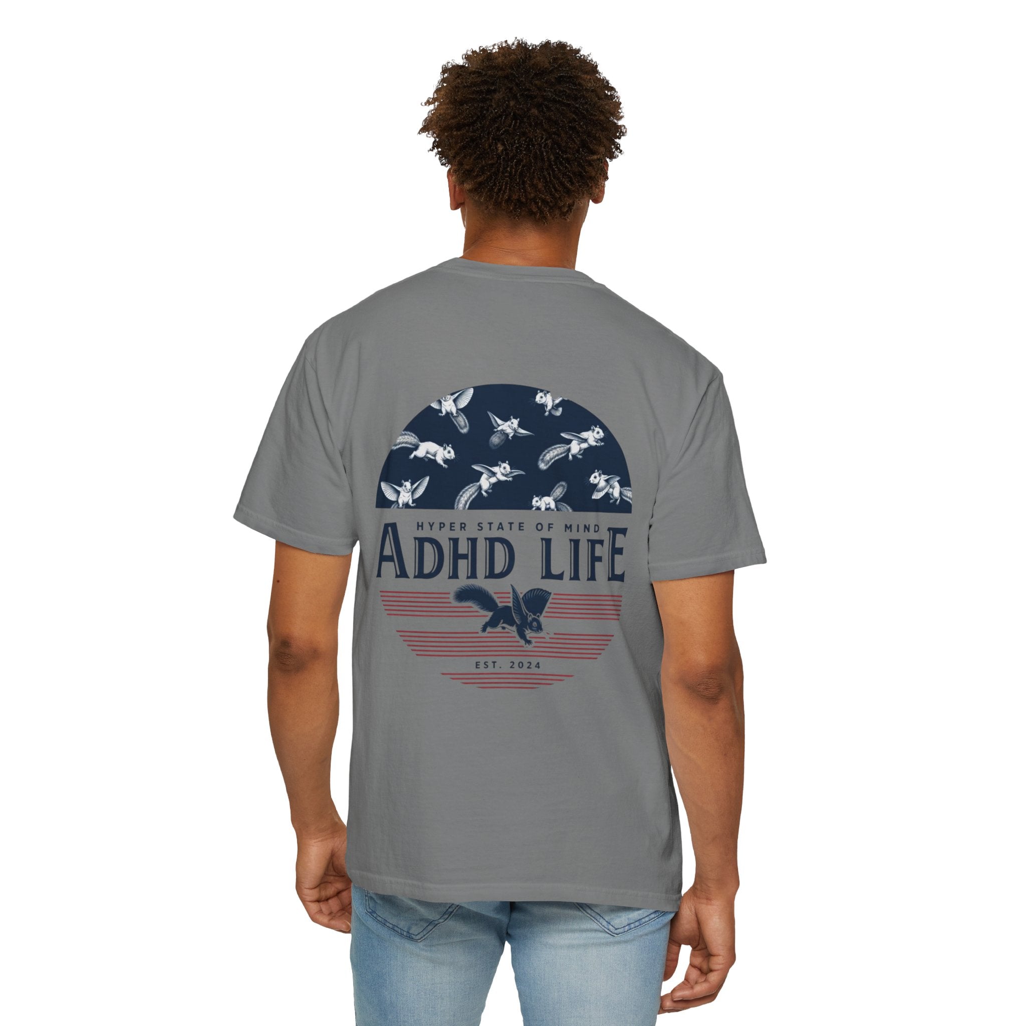 ADHD Life T-Shirt — Retro Patriot Graphic Tee