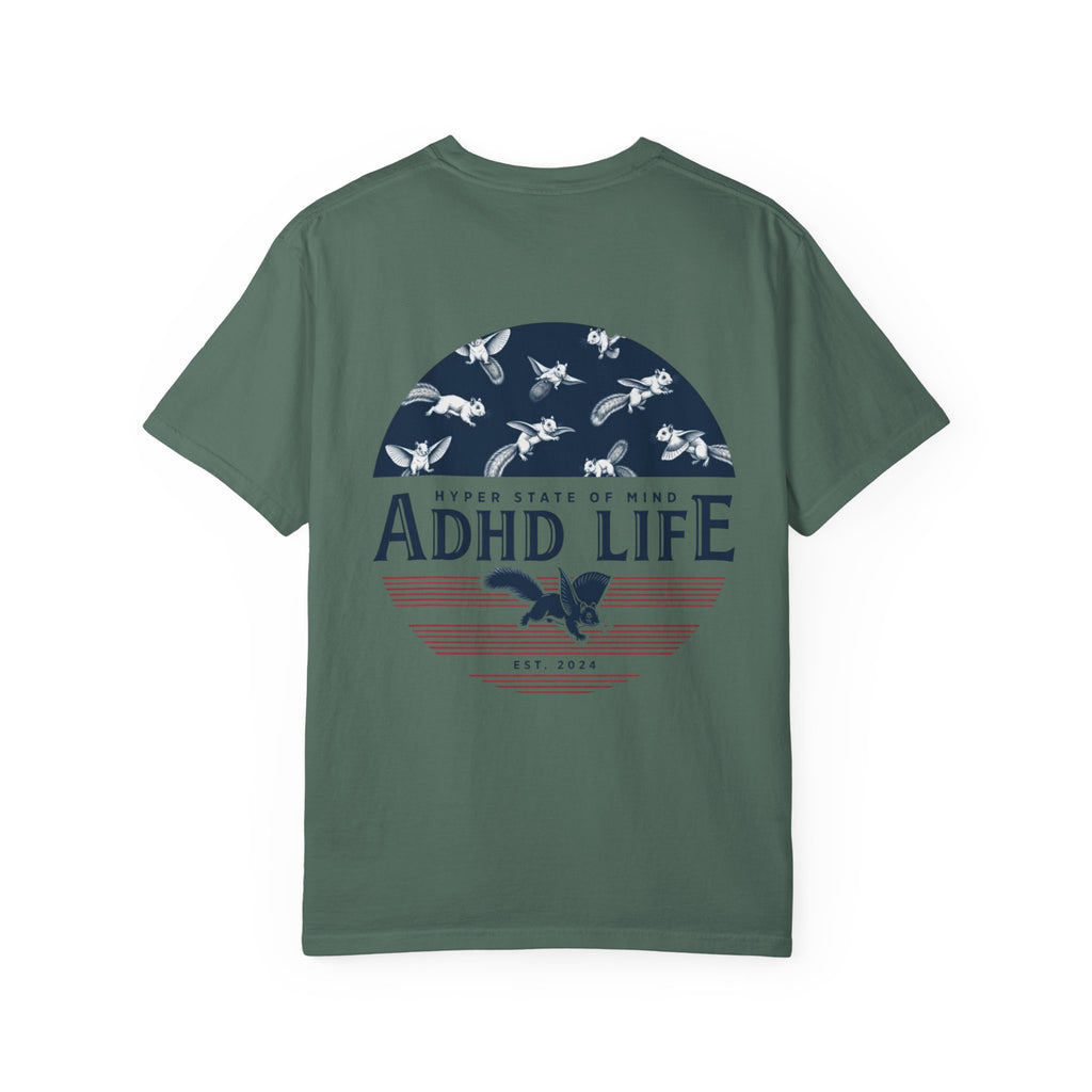 ADHD Life T-Shirt — Retro Patriot Graphic Tee