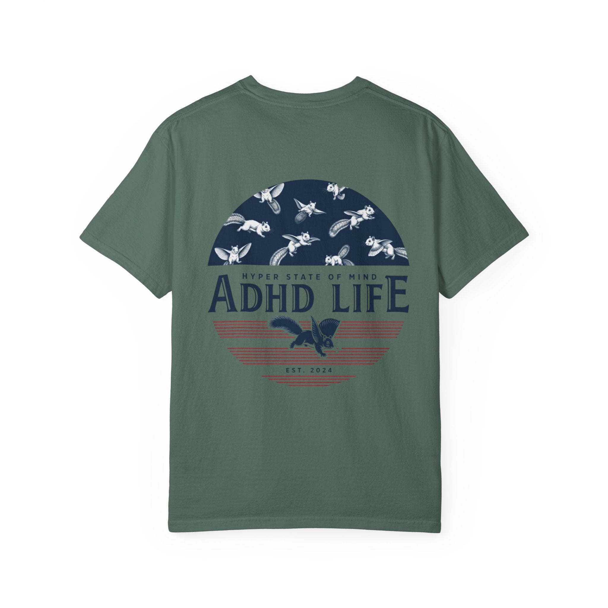 ADHD Life T-Shirt — Retro Patriot Graphic Tee