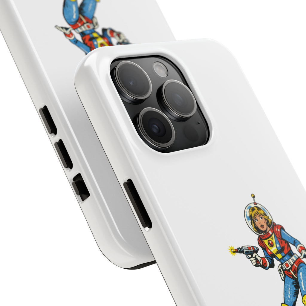 Phone Case — Retro Astronaut "ADHD LIFE" Protective Tough Case