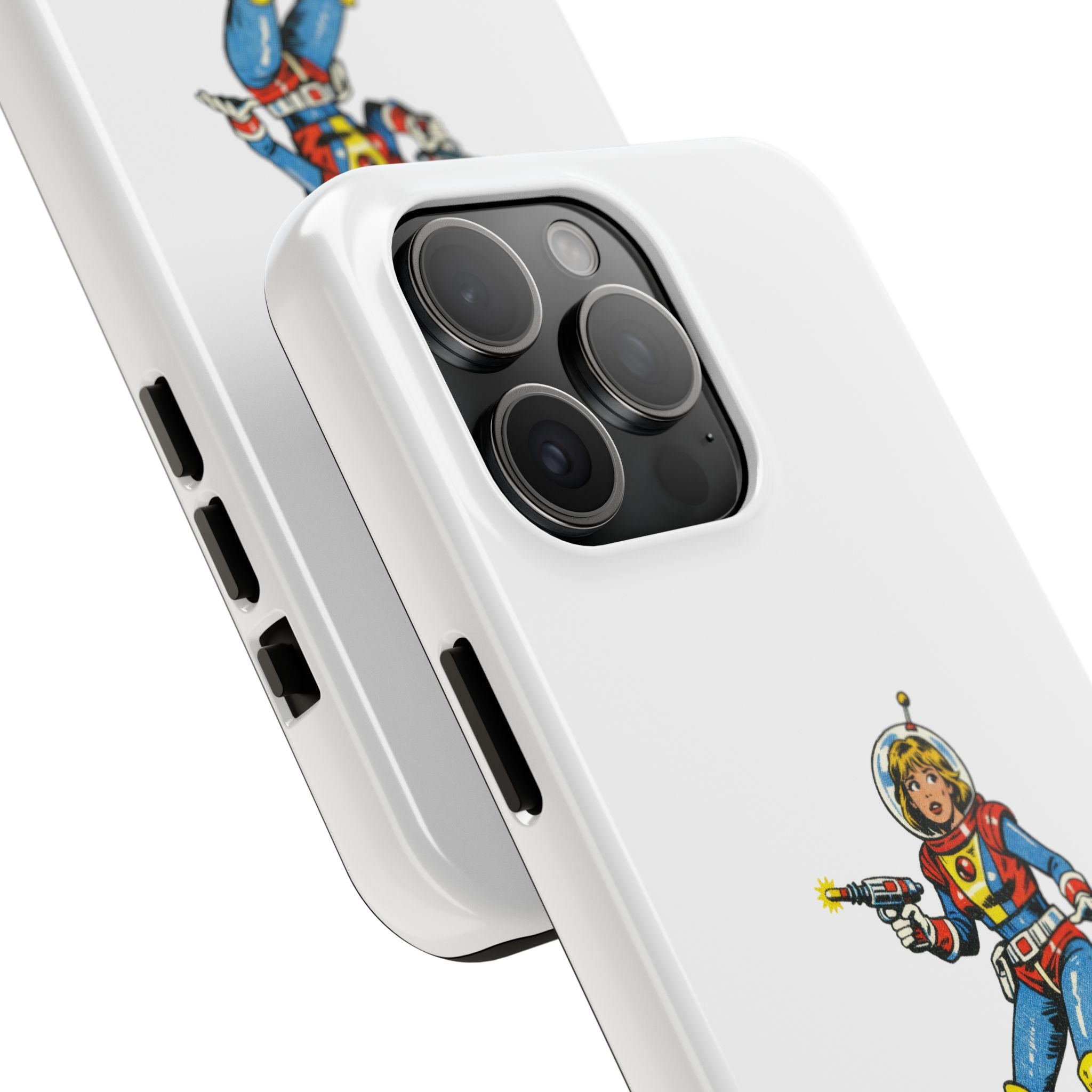 Phone Case — Retro Astronaut "ADHD LIFE" Protective Tough Case