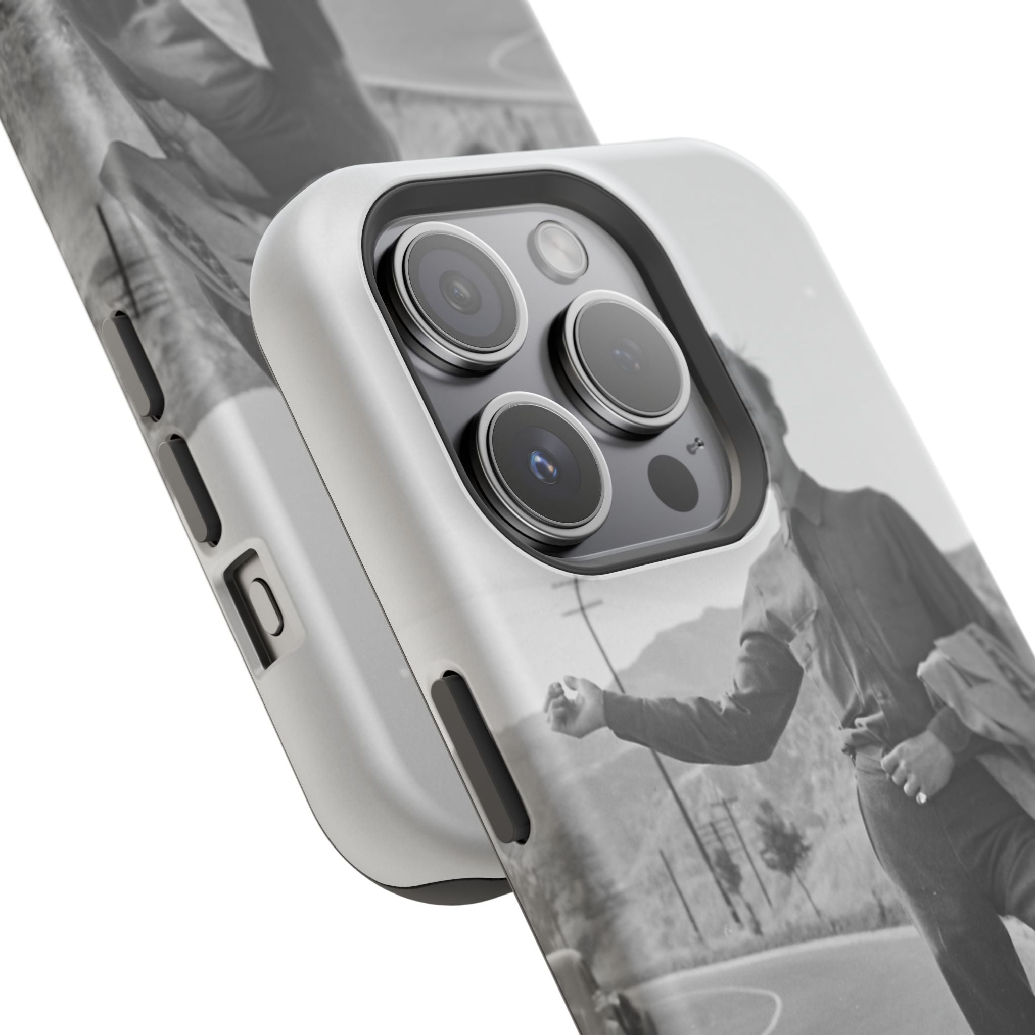 Vintage Hiker Photo Phone Case | Magnetic Impact-Resistant Case
