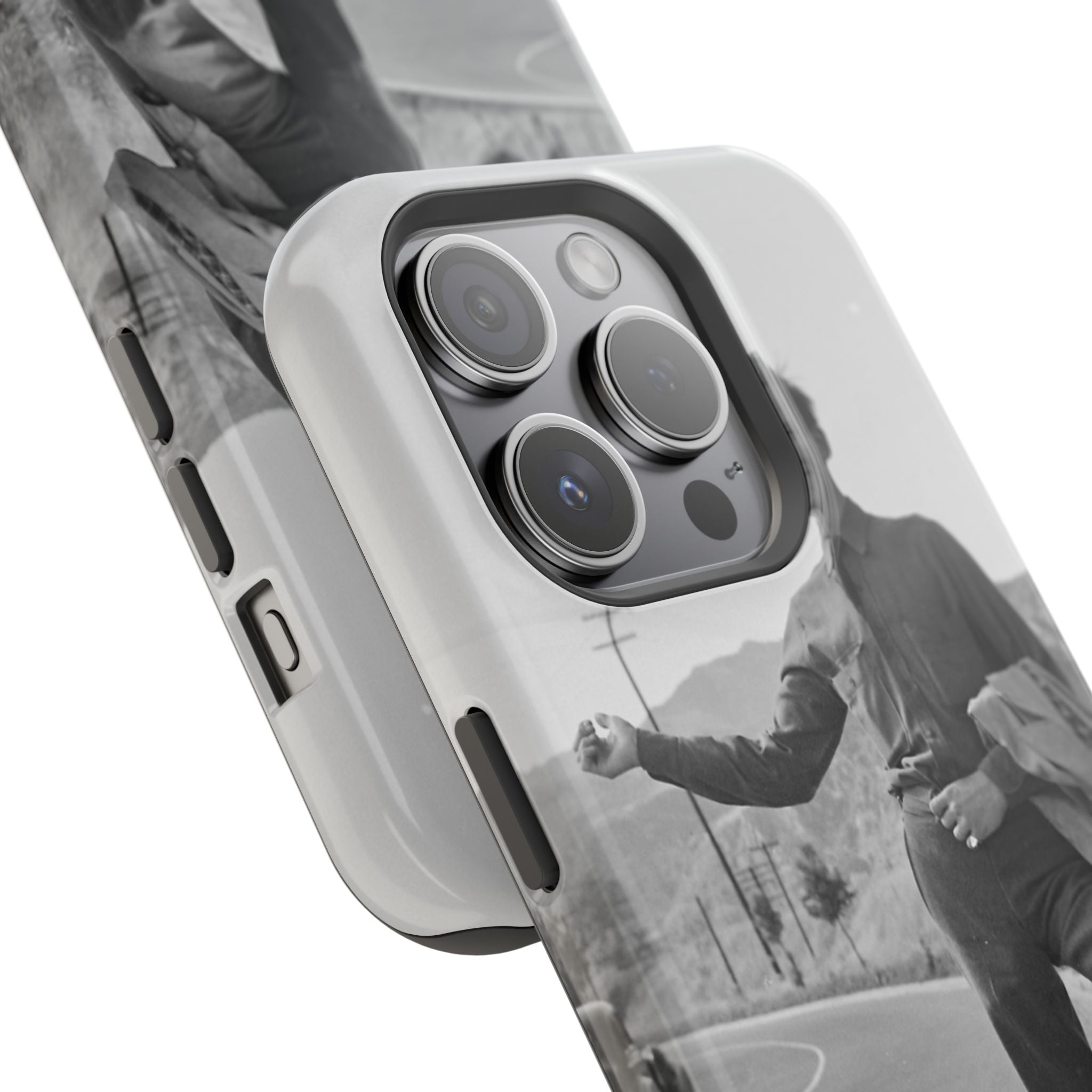 Vintage Hiker Photo Phone Case | Magnetic Impact-Resistant Case