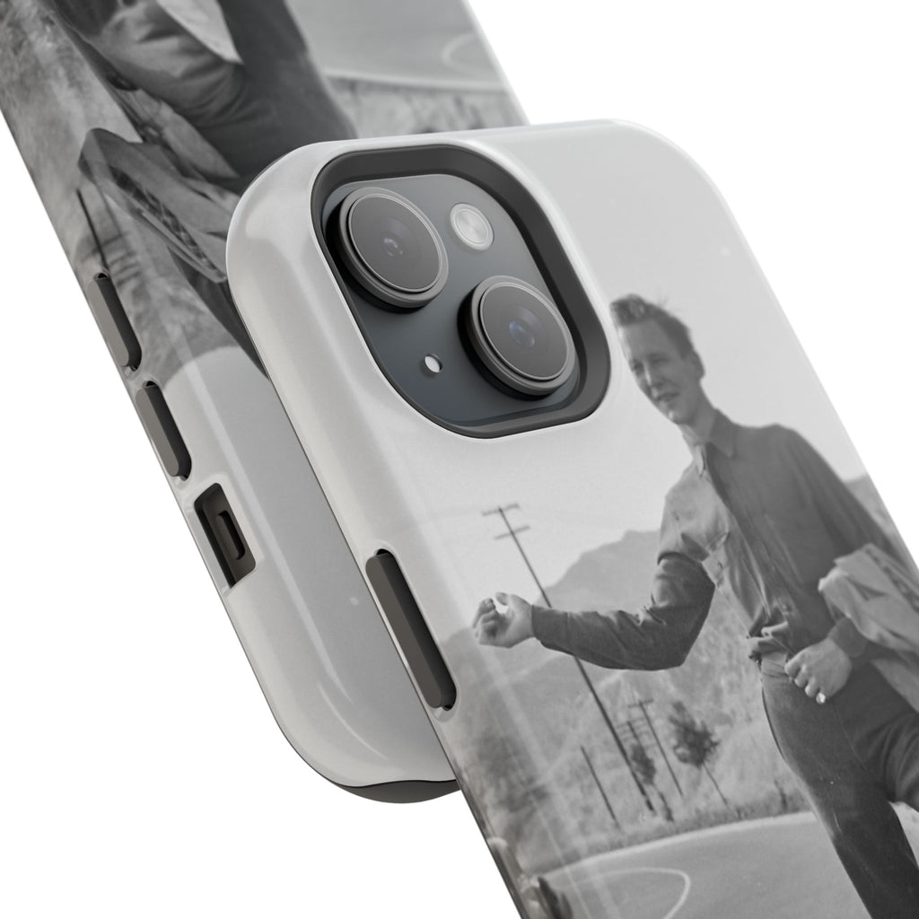 Vintage Hiker Photo Phone Case | Magnetic Impact-Resistant Case