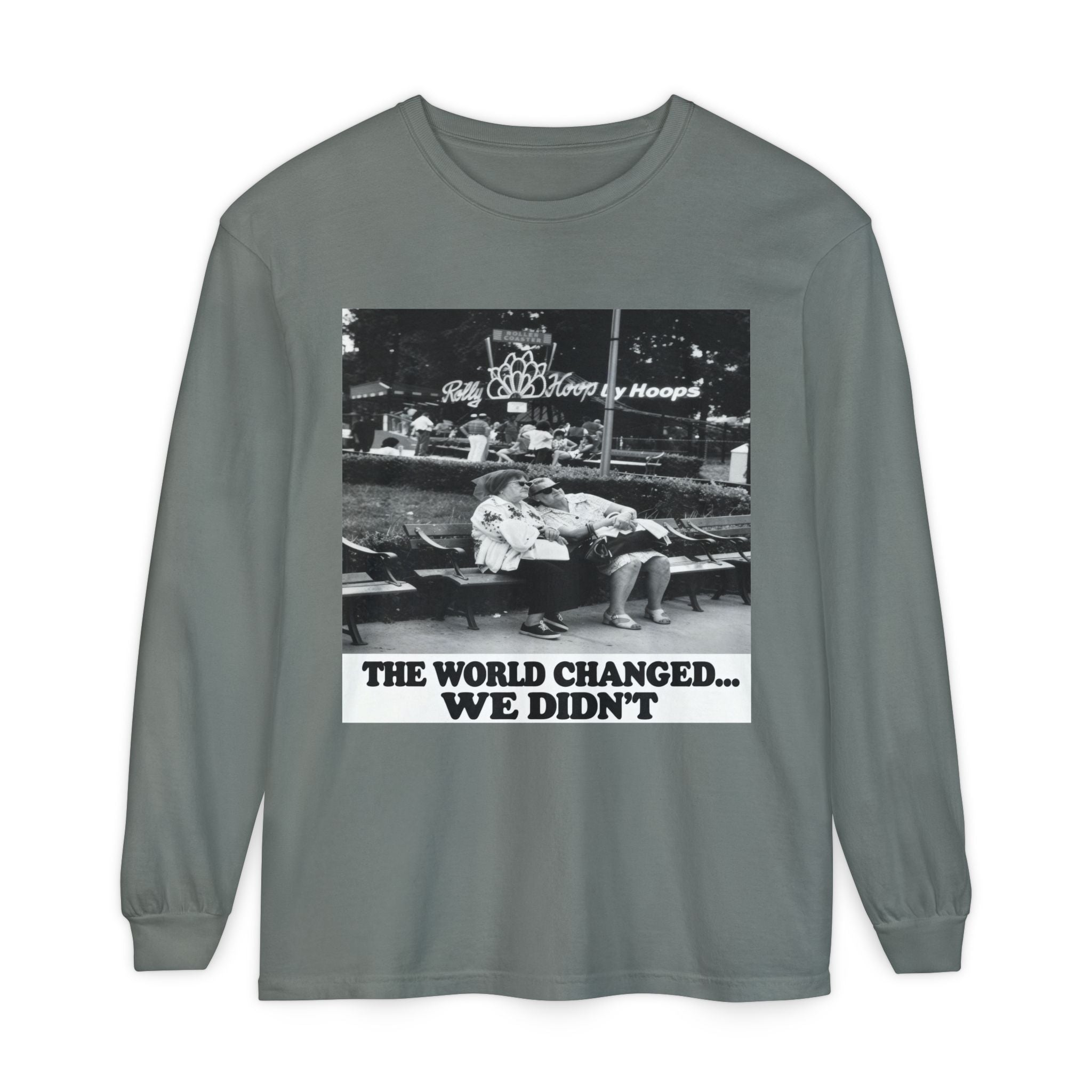 Unisex Garment-dyed Long Sleeve T-Shirt