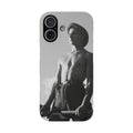 Masculine Black and White Shirtless Cowboy Phone Case with Card Holder | iphone 17 16 15 s26 | gift for him her