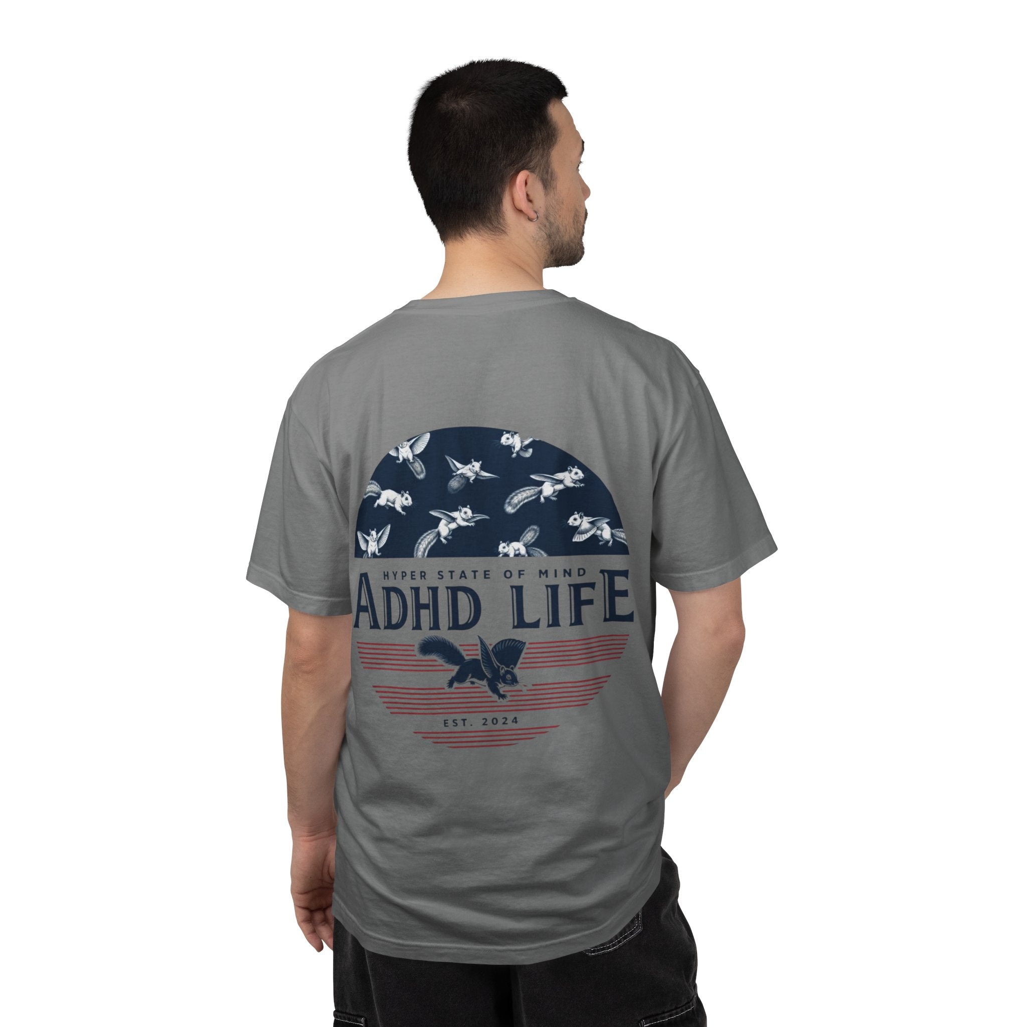 ADHD Life T-Shirt — Retro Patriot Graphic Tee