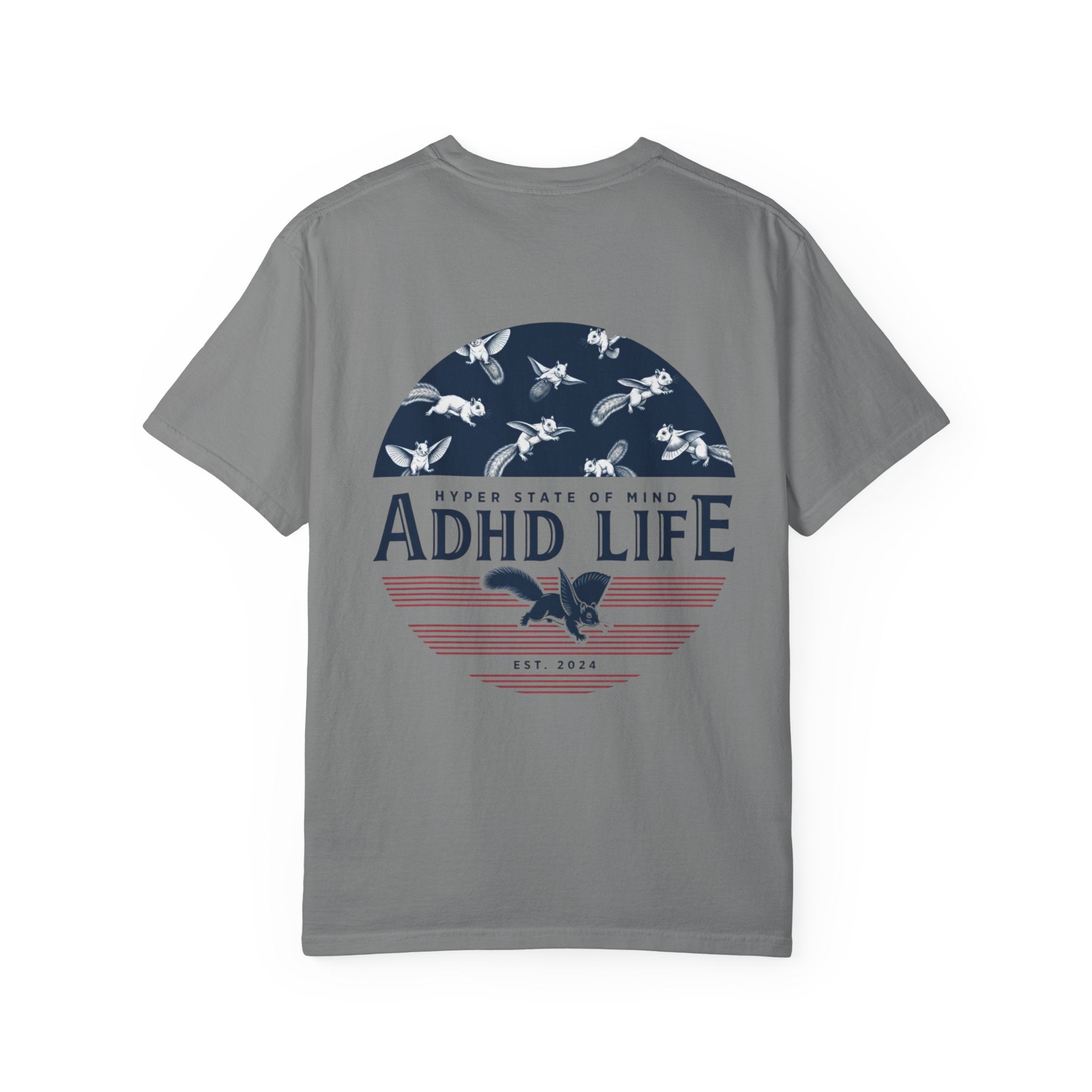 ADHD Life T-Shirt — Retro Patriot Graphic Tee