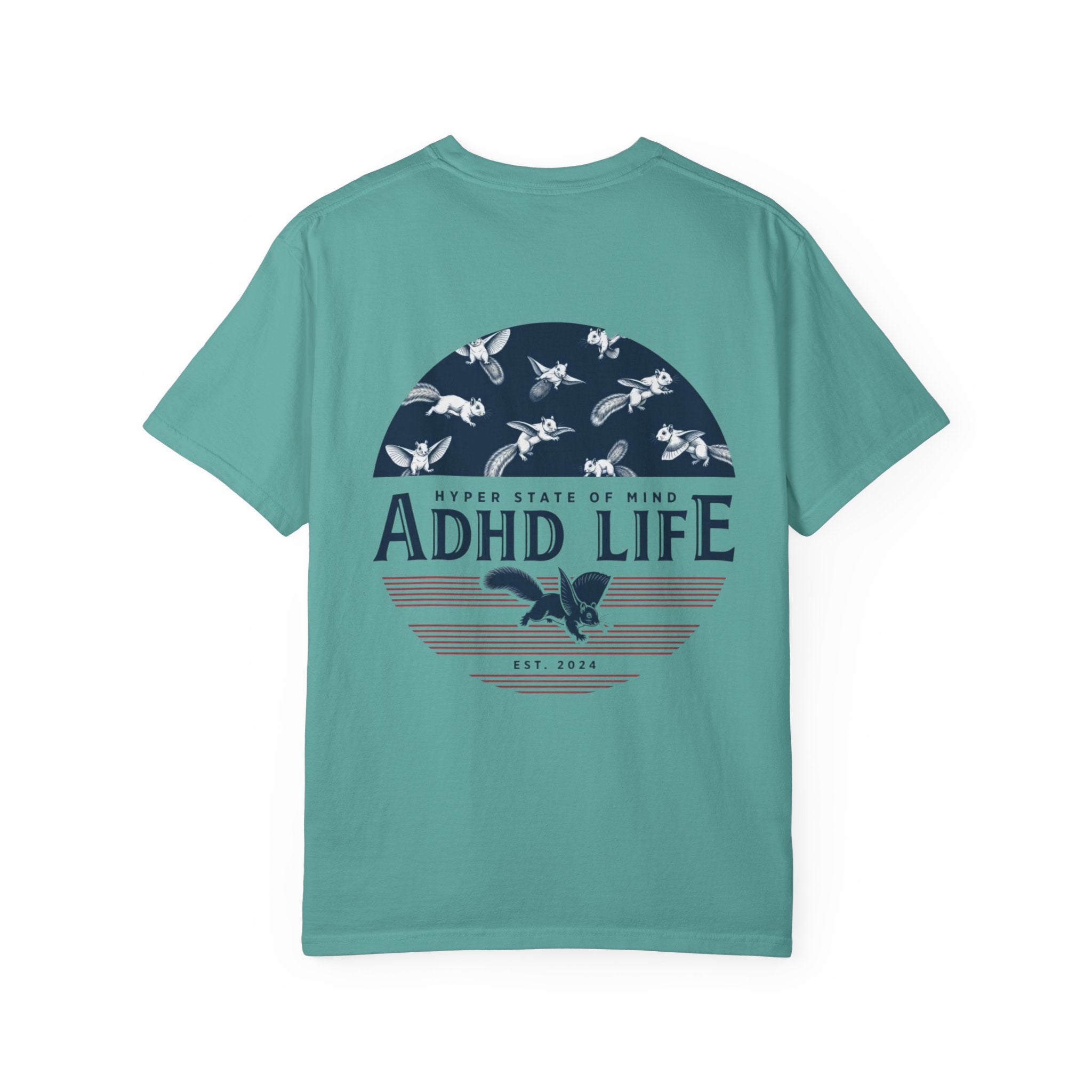 ADHD Life T-Shirt — Retro Patriot Graphic Tee