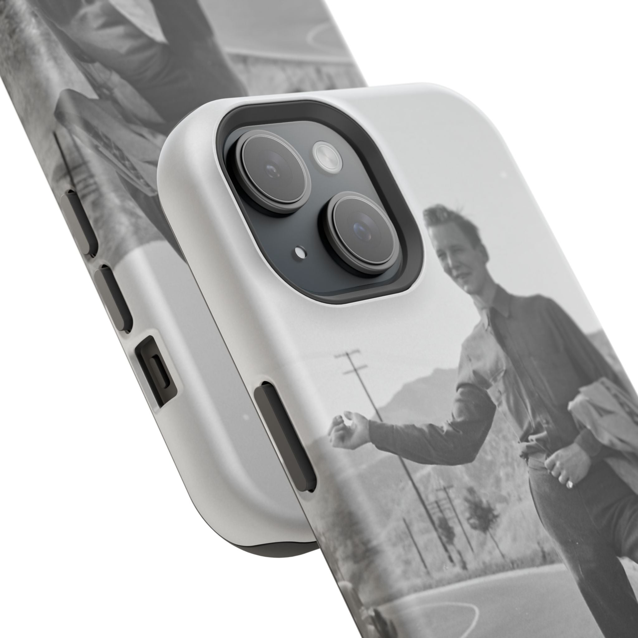Vintage Hiker Photo Phone Case | Magnetic Impact-Resistant Case