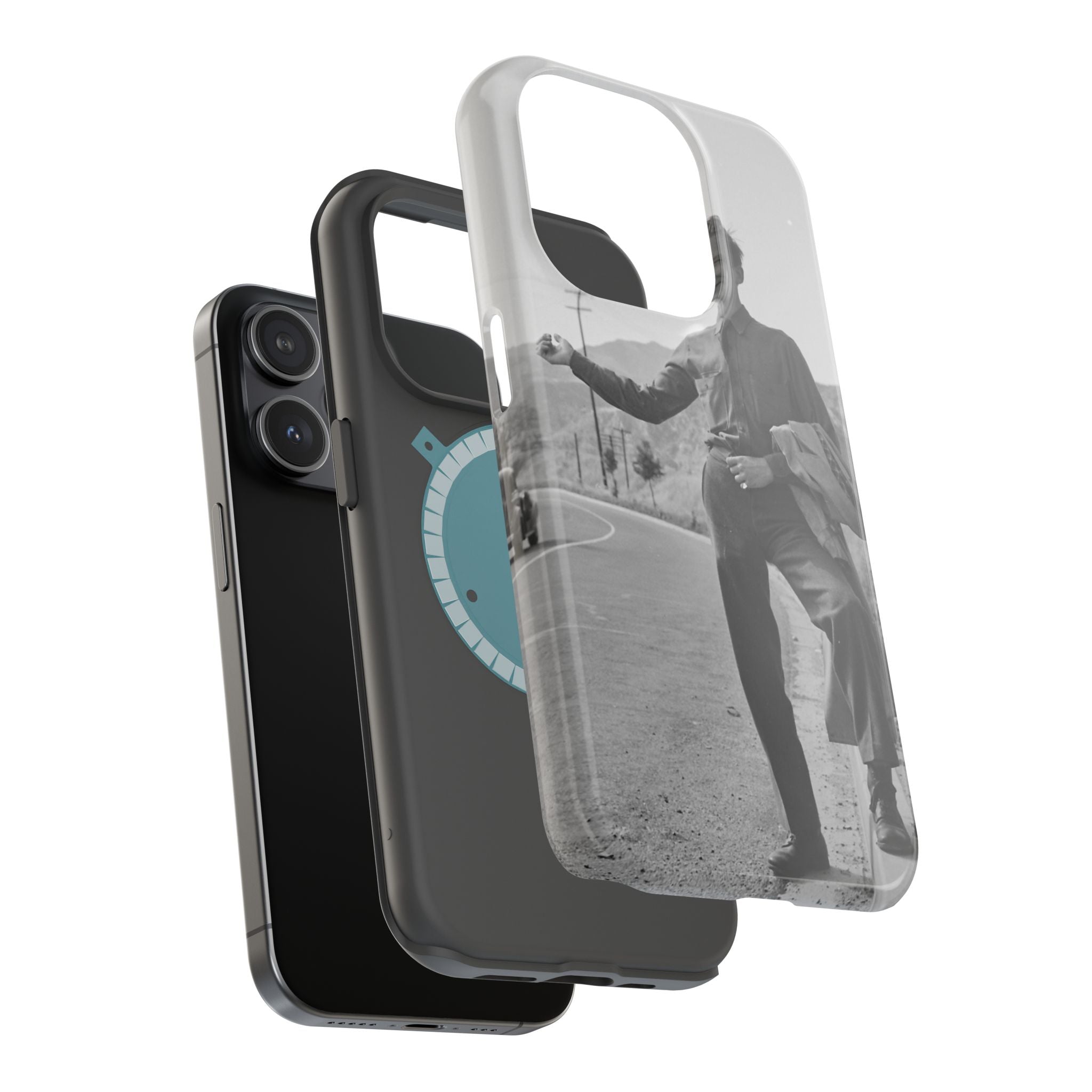 Vintage Hiker Photo Phone Case | Magnetic Impact-Resistant Case