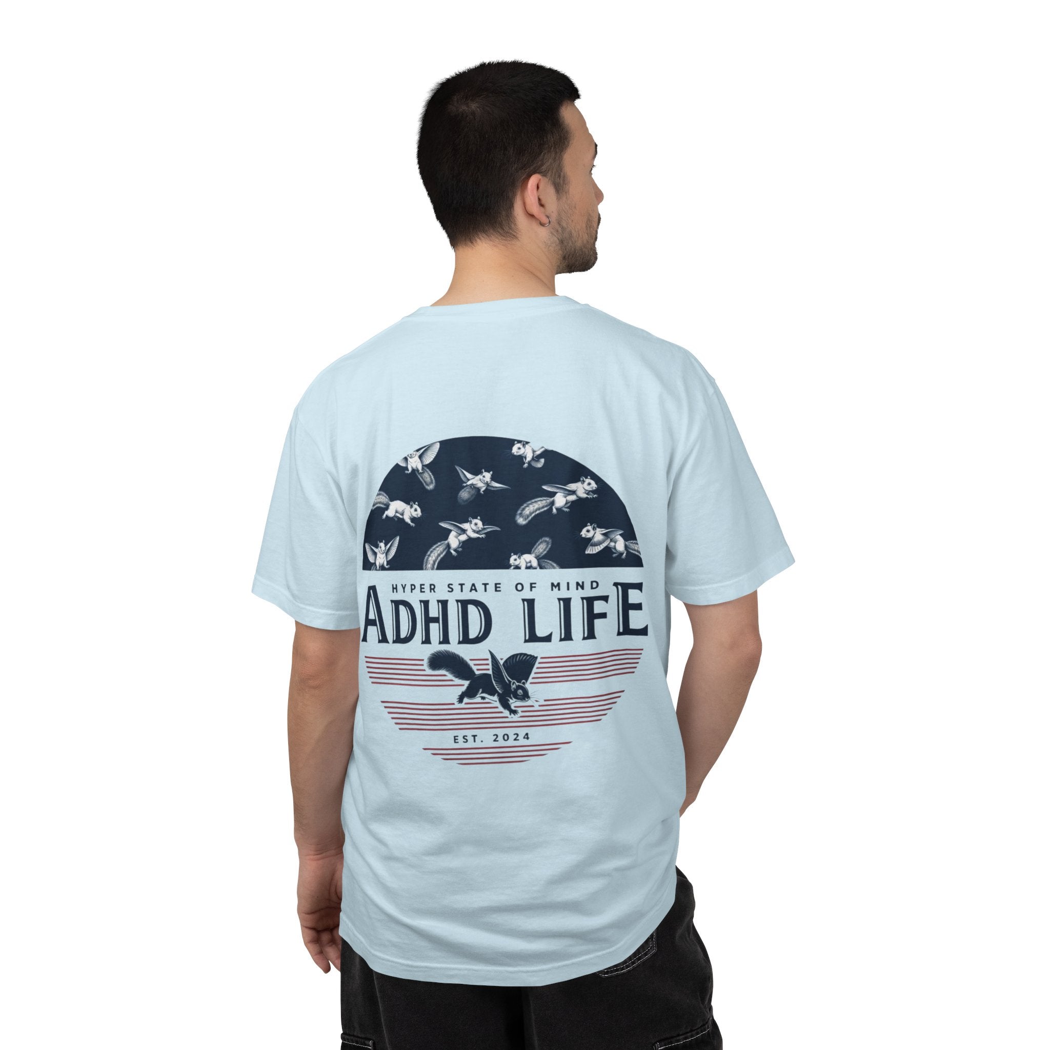 ADHD Life T-Shirt — Retro Patriot Graphic Tee