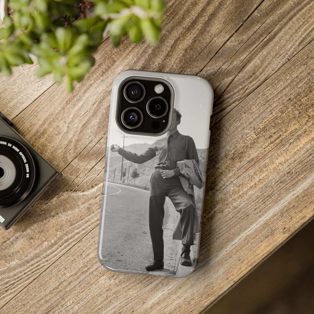 Vintage Hiker Photo Phone Case | Magnetic Impact-Resistant Case