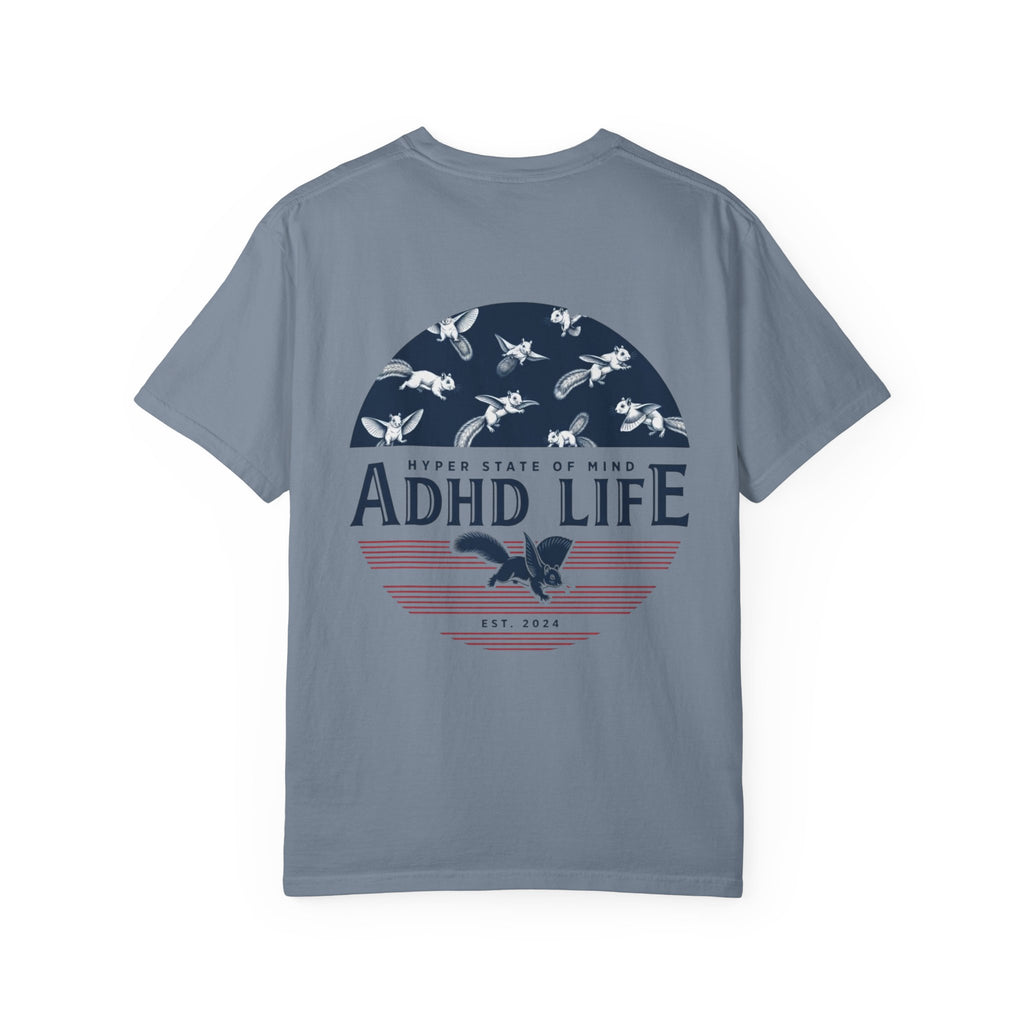ADHD Life T-Shirt — Retro Patriot Graphic Tee