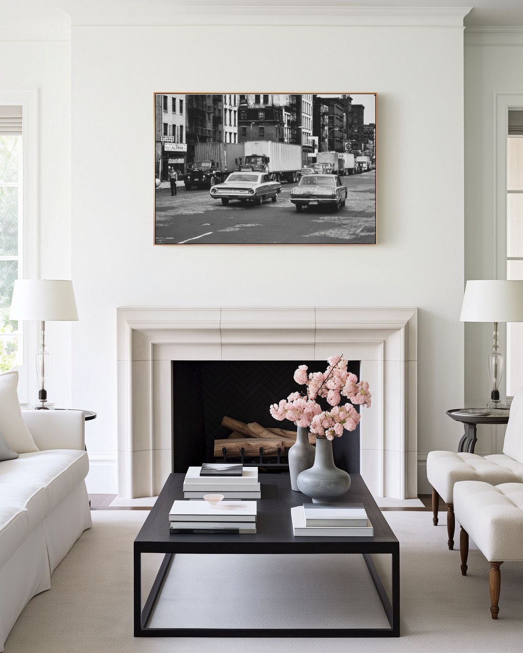 Vintage New York Street Photography | 1960s Manhattan Black & White City Print | Classic Americana Urban Wall Art | Historic NYC Photography