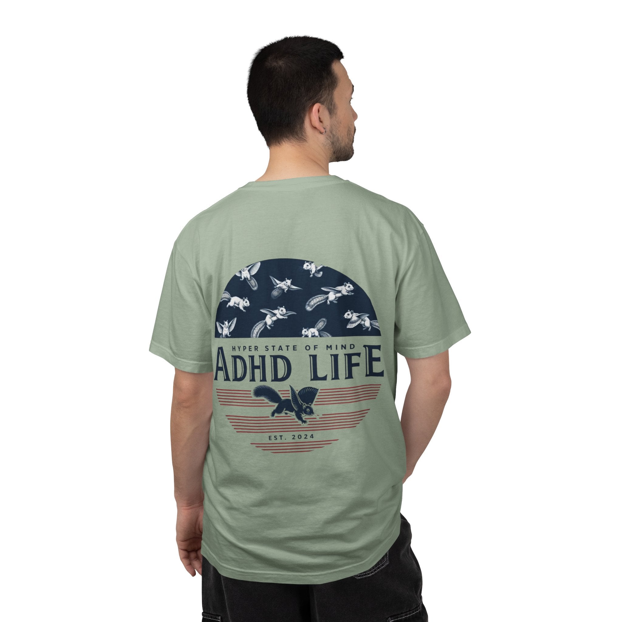 ADHD Life T-Shirt — Retro Patriot Graphic Tee