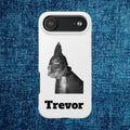 Viking Black Cat Portrait black white monochrome phone case | Tough Phone Case | cat lover case for phone Iphone 17 16 15 14