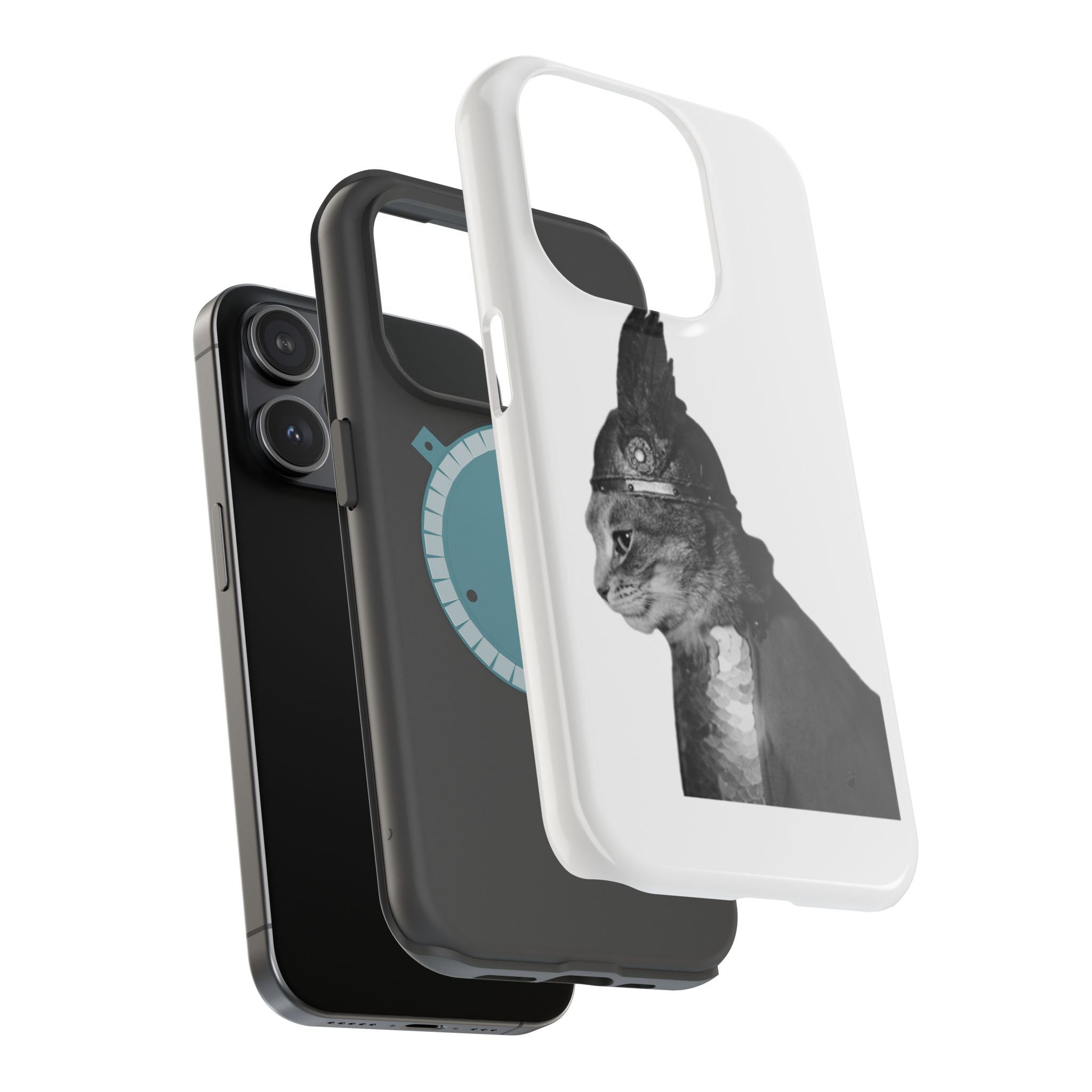 Funny cat photo Tough Phone Case for iPhone & Samsung, MagSafe Compatible Protective Cover, iPhone 17 16 15 14 13 Pro Max Samsung 26