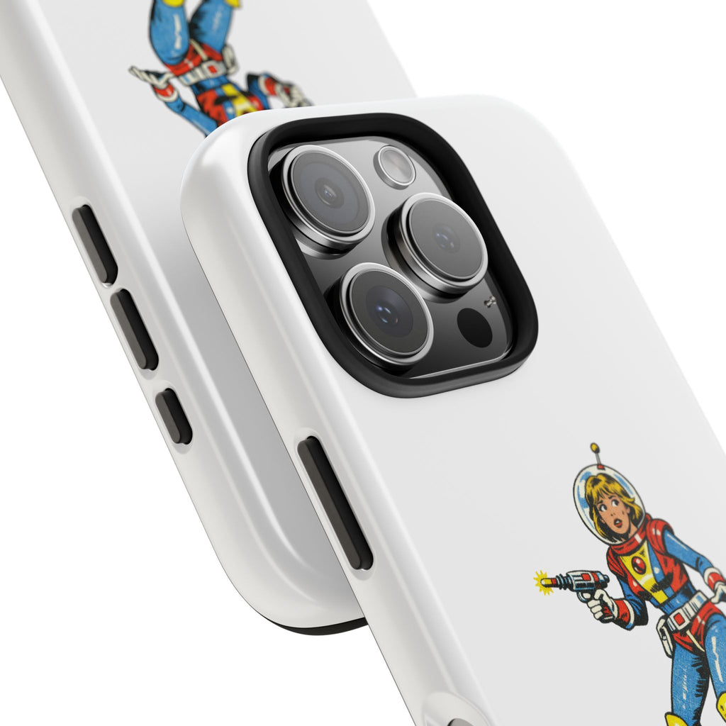 Phone Case — Retro Astronaut "ADHD LIFE" Protective Tough Case