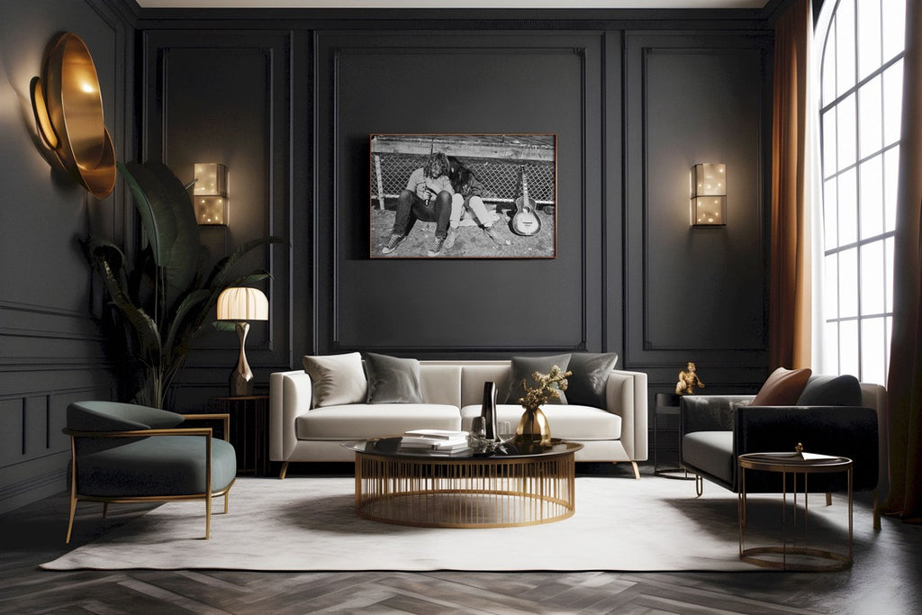 corporate office wall art | Document Americana | Executive black and White office decor | Documentary Glicee | intellectual decor