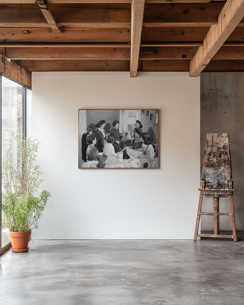 Ansel Adams | Japanese American Internment Documentary Photograph | Museum Quality Wall Art for Universities & Corporate Interiors
